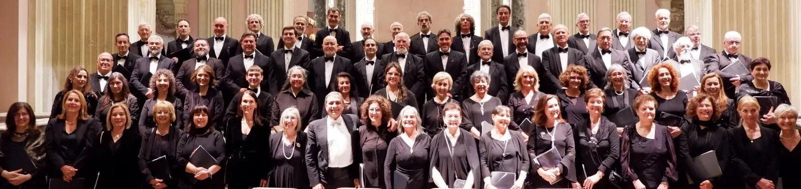 The Coro Harmonia Vocalis at a rehearsal